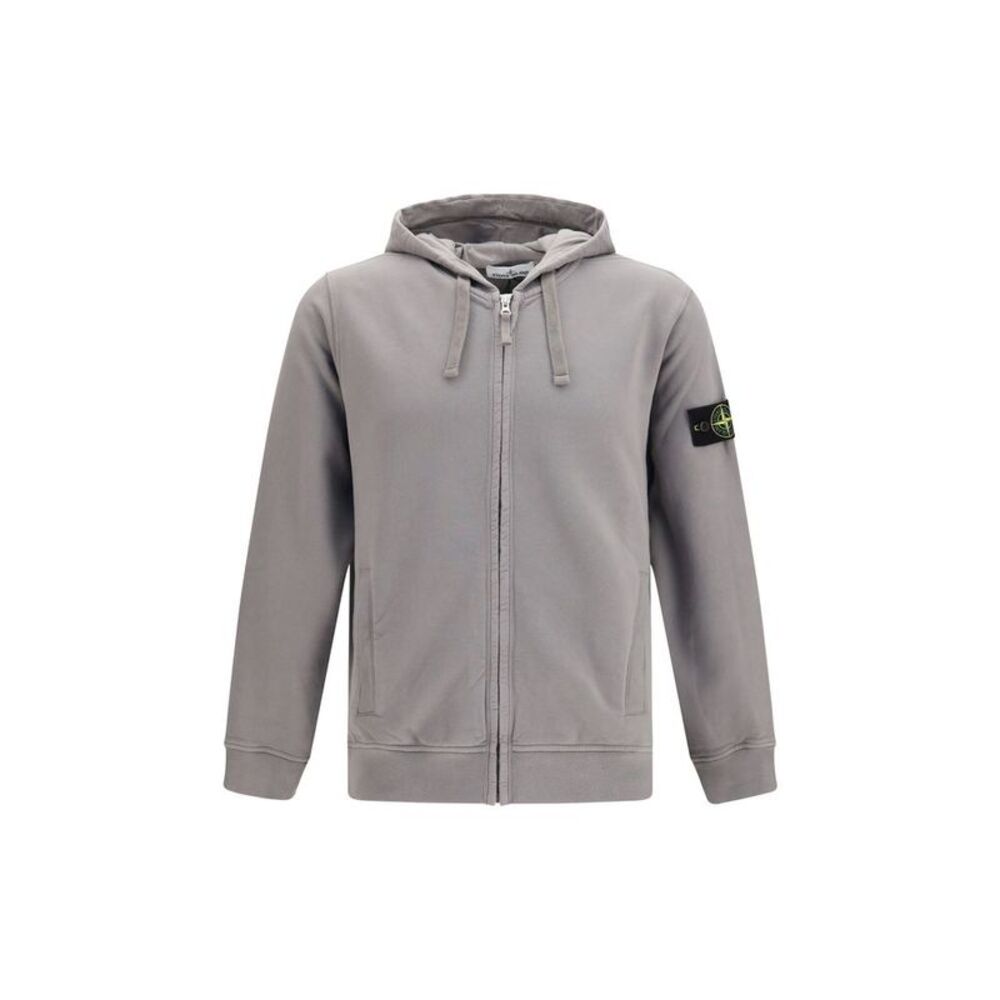 Stone Island Gray Cotton Men's Sweatshirt